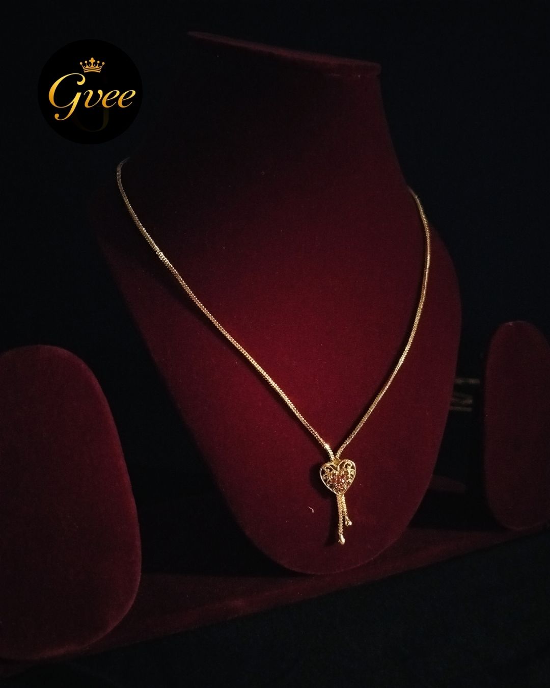 Gold Plated Heart Chain