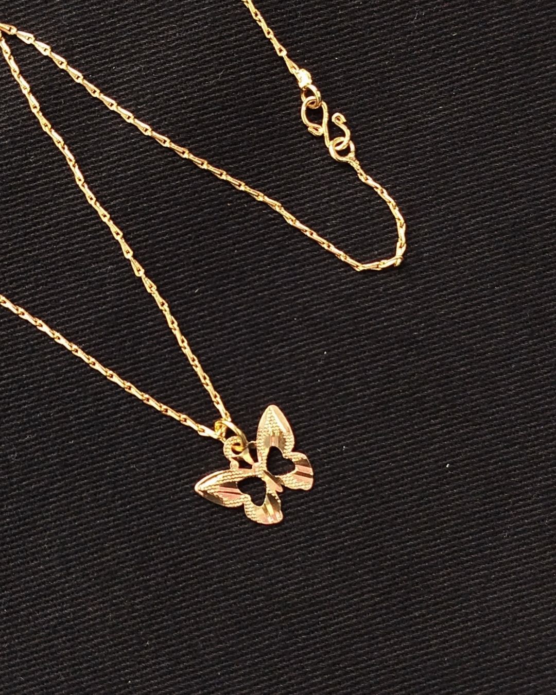 Gold Plated Butterfly Chain