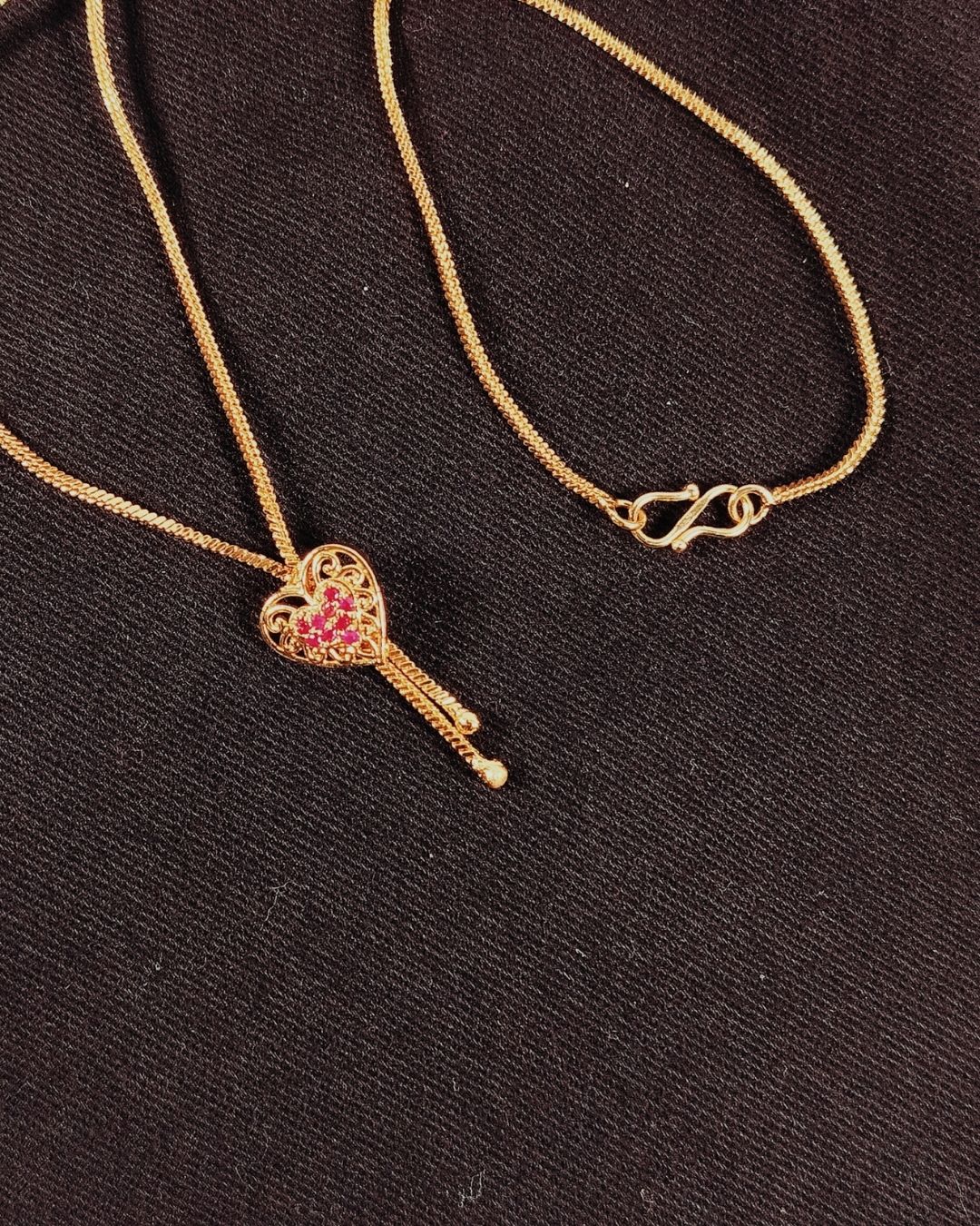 Gold Plated Heart Chain