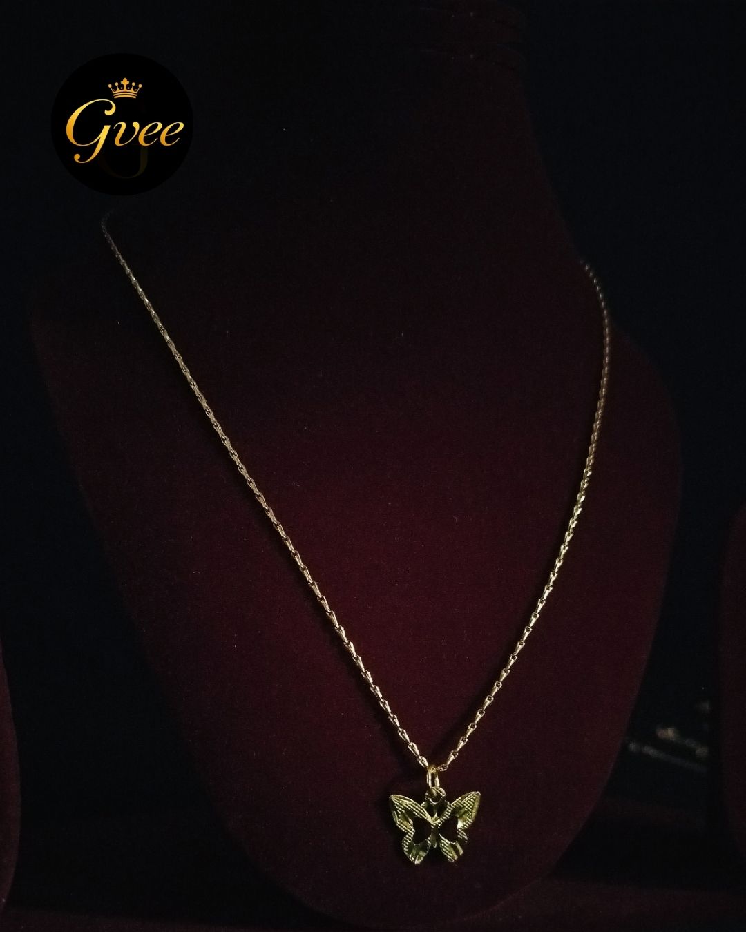 Gold Plated Butterfly Chain